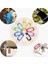 Plastik Anahtarlık 50'li Paket Karışık Renk Antrasit - Beyaz 4