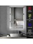 60X80 cm Bluetoothlu Buğu Çözücülü Dokunmatik Işıklı Kumlamalı Banyo Aynası 4