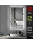 60X80 cm Buğu Çözücülü Dokunmatik Işıklı Kumlamalı Banyo Aynası 3