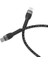Space-M Ios Usb-C To Lightning Şarj Kablosu (2 Metre) Hasır Kablo Yeni Nesil Usb-C Lightning Hızlı Şarj Kablosu (Yurt Dışından) 2