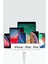 Space-M Ios Usb-C To Lightning Şarj Kablosu (2 Metre) Hasır Kablo Yeni Nesil Usb-C Lightning Hızlı Şarj Kablosu (Yurt Dışından) 3