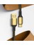Wiwu Golden Series GD-101 Type-C USB Kablo 2.4A 20W Hızlı Şarj Kablosu 18K Altın Kaplama 120 cm (Yurt Dışından) 3