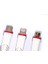 Xipin LX22 3 In 1 USB Kablo 2.1A Şarj Kablosu 120 cm Lightning - Type-C - Micro (Yurt Dışından) 2
