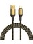 Wiwu Golden Series GD-100 Lightning USB Kablo 2.4A 20W Hızlı Şarj Kablosu 18K Altın Kaplama 2 Metre (Yurt Dışından) 1