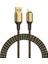 Wiwu Golden Series GD-100 Lightning USB Kablo 2.4A 20W Hızlı Şarj Kablosu 18K Altın Kaplama 2 Metre (Yurt Dışından) 3