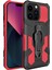 Apple Iphone 14 Pro Max Kılıf Ultra Korumalı Manyetik Kemere Takmalı Standlı Klik Kapak 1