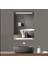 70X100 cm Buğu Çözücülü Dokunmatik Işıklı Kumlamalı Banyo Aynası 1