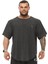 Erkek Oversize T-Shirt Damalı Gym Rag Top 3337 1