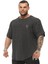 Erkek Oversize T-Shirt Damalı Gym Rag Top 3337 4