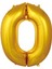 0 Rakamı 16 Inç Gold Folyo Balon 36 cm 1