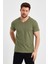 Metalıc Erkek Çok Renkli T- Shirt Regular Fit Rahat Kesim Bisiklet Yaka 5'li Basic Tişört Paketi 4