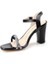 Gzzh 02620 Kadın 7 cm Topuklu Abiye Sandalet 3