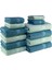 Banyo Havlu Setı 12 Adet - 4 Adet 30 x 50 cm 4 Adet 50 x 100 cm 4 Adet 70 x 140 cm 1