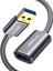 USB 3.0 Hızlı Şarj ve Data Kablosu Ekstra Dayanıklı USB A Uzatma Kablosu CD0005 Gri 1