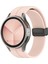Samsung Galaxy Watch 4 40 44 mm Silikon Kordon Magnetik D Tokalı Spor Kayış Mıknatıslı Toka 1