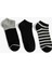 3-Pack Bootie Socks Set Geometric Detail 1