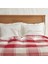 Flow Ekose Waffle Çift Kişilik Pike 200 x 230 cm Kırmızı 3