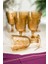 Akrilik Bal 6'lı Kadeh & Su Meşrubat Kahve Yanı Bardağı 450 ml 1