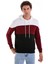 Siyah Regular Fit Düz Pamuklu Kanguru Cep Kapüşonlu Sweatshirt 1