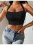 Boyundan Geçirmeli Crop Bluz 3