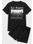 Only Trendwear Los Angles Baskı Şort Takım 1