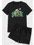 Only Trendwear All Day Rabbit Baskı Şort Takım 1