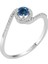 Pırlanta ve London Blue Topaz Taşlı Romana Yüzük 0423R0180 1