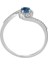 Pırlanta ve London Blue Topaz Taşlı Romana Yüzük 0423R0180 3