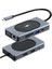 9in1 USB Type-C Hub Port Adaptör 4K HDMI USB Ethernet Pd Girişli 15W Kablosuz Şarj 5