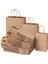 Burgu Saplı Kraft Çanta 25 cm x 12 cm x 31 cm 3
