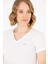 Kadın Ekru T-Shirt 50262532-VR019 2