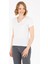 Kadın Ekru T-Shirt 50262532-VR019 3