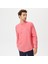 Erkek Pembe Classic Fit Uzun Kollu Keten Gömlek W35101T.6TH 1