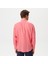 Erkek Pembe Classic Fit Uzun Kollu Keten Gömlek W35101T.6TH 2