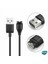 Garmin Forerunner 255S Manyetik USB Şarj Kablosu Siyah 4