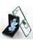 Samsung Galaxy Z Flip5 Yeşil Için Yüzük ile Gkk Phantom Telefon Kılıfı (Yurt Dışından) 1
