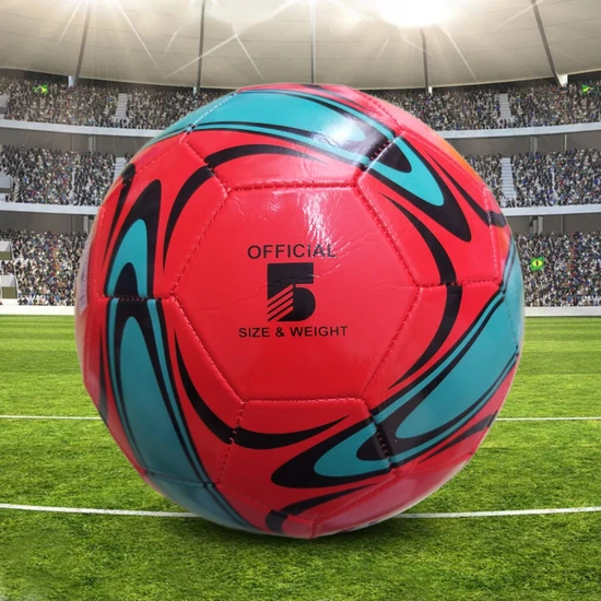 Janva Dikişli Futbol Topu Şampiyonlar Ligi Tasarımı Halı Saha Futbol Topu No:5 Maç Antreman Topu