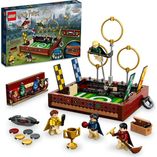 LEGO®  Harry Potter TM Quidditch# Bavulu 76416 - 9 Yaş ve Üzeri Çocuklar İçin  Koleksiyonluk Yaratıcı Oyuncak Yapım Seti (599 Parça)