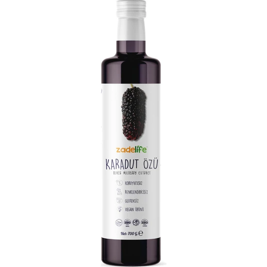 Zadelife Karadut Özü Net 700 gr