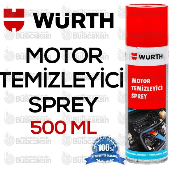 Würth Motor Temizleme Spreyi 500 ml / Su Gerekmez