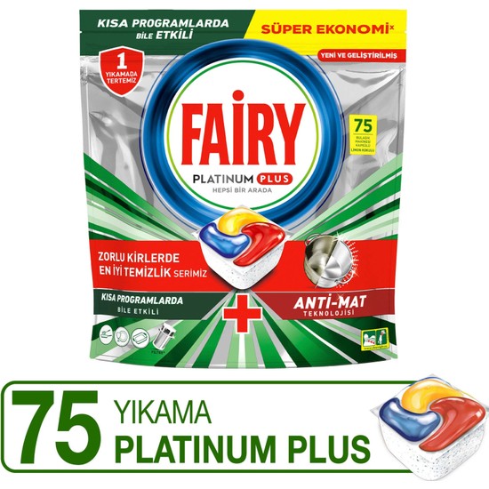 Fairy Platinum Plus Bulaşık Makinesi Deterjanı Tableti / Fiyatı