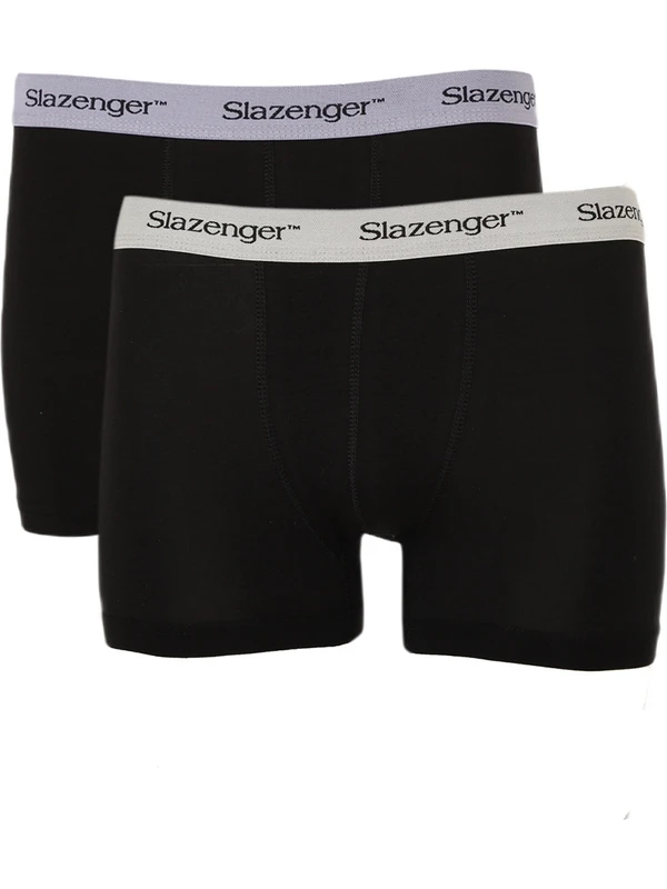 Slazenger Sarı Jadax 2'li Likralı Erkek Boxer Iç Giyim