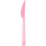 DropFokul Plastik Bıçak Pembe Bıçak 25 Adet Kullan At Bıçak