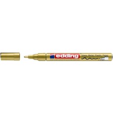 Edding Markör Dekor Boya Yuvarlak Uçlu 1 2 mm Altın 751CR   10'lu Paket / Edding