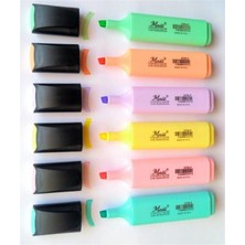 Mas Fosforlu Kalem Pastel Yeşil  6422   12'li Paket / Mas