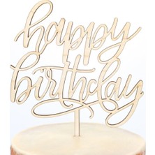 Eska Events Happy Bhirtday Pasta Çubuğu