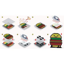 Pixel Pixel Boncuk Etkinlik Seti-Fastfood BBU29-03