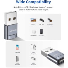 Jsaux Usb-C To Usb-A Çevirici Dönüştürücü Adaptör DC0005