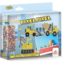 Pixel Pixel Boncuk Etkinlik Seti-Inşaat Araçları BBU29-09