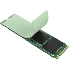 Wozlo 1.0MMX22X70MM Termal Pad M2 SSD Ngff Nvme 2280 Chipset Soğutucu - 7X2CM - Yeşil - 6W/MK